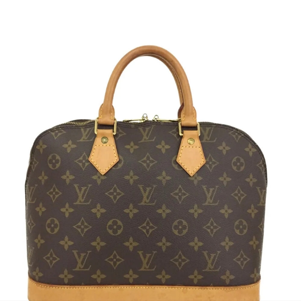 Louis Vuitton Monogram Alma Tote Hand Bag Purse. Watch video!